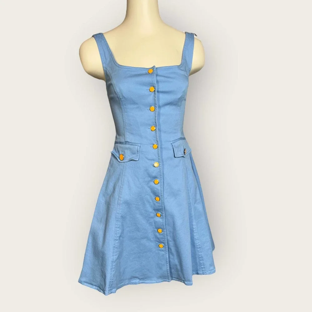 Color Me Courtney (0) Alle Utility Mini Skater Dress - Picture 1 of 10